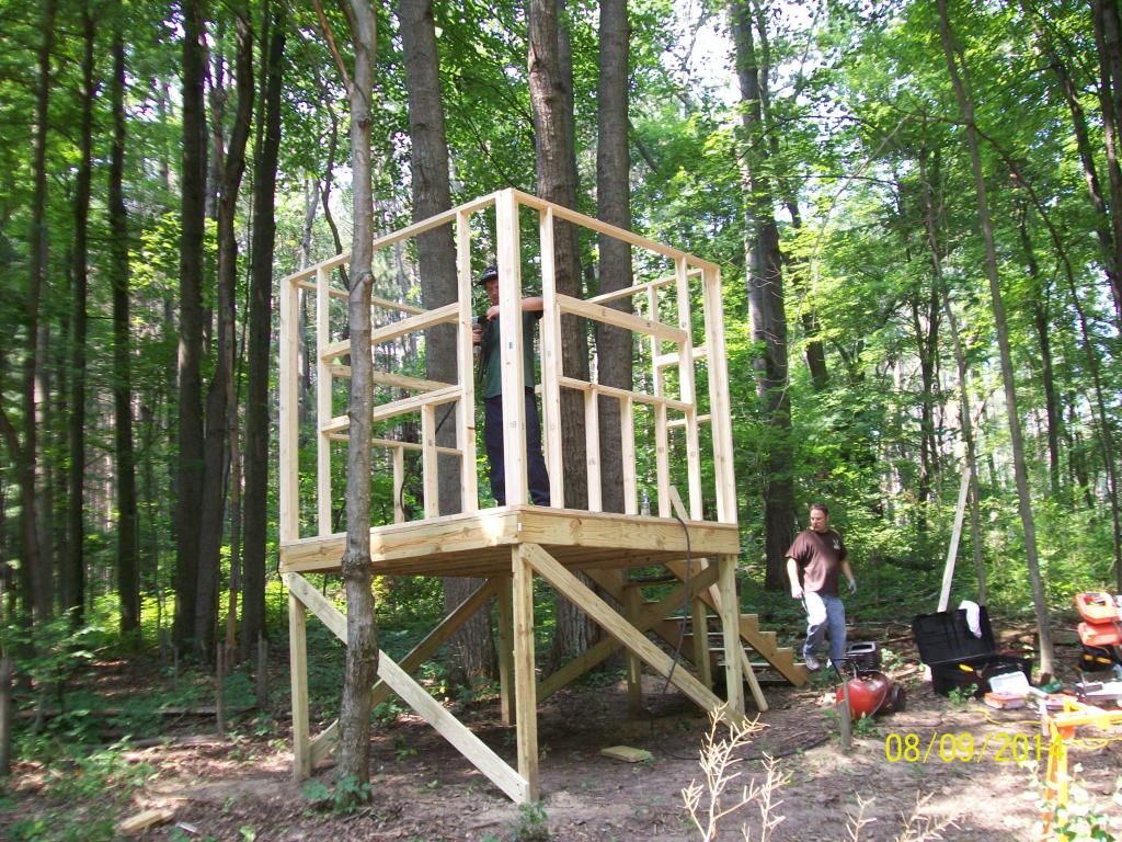Deer Blind Update (pic) Michigan Sportsman Online Michigan Hunting