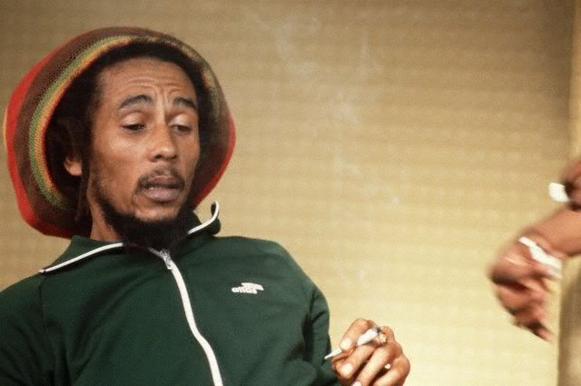 Bob Marley Smoking Weed Pics