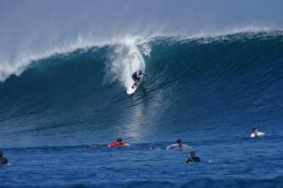 Surfing at Plengkung G-Land