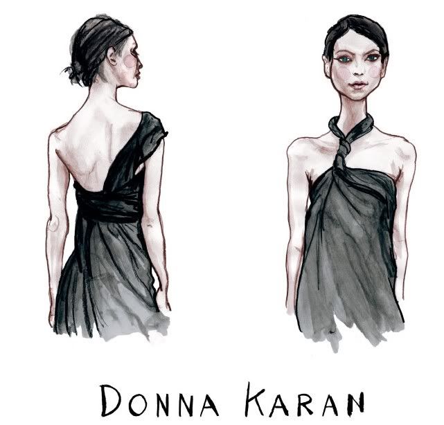 lune and donna karan dress