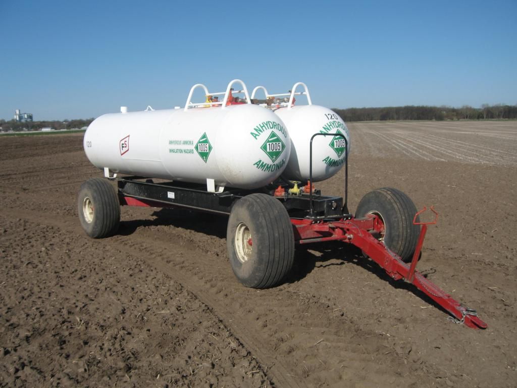 two tanks of anhydrous ammonia photo: A busy day for me. IMG_0547.jpg