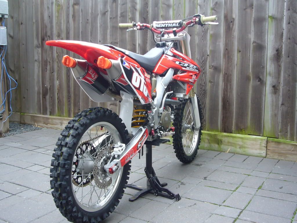 2008 Honda crf250r black #2