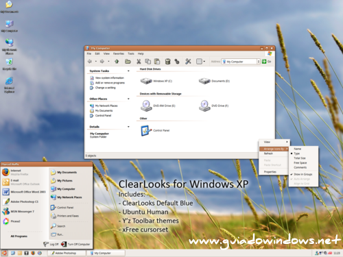 Tema do Ubuntu para o Windows XP Tema do Ubuntu para o Windows XP