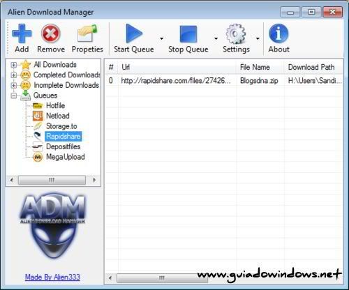 Alien Download Manager Alien Download Manager