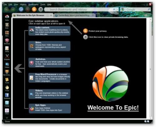 Epic Browser Epic Browser