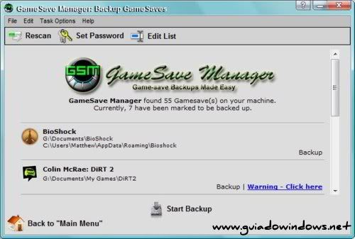GameSave Manager GameSave Manager