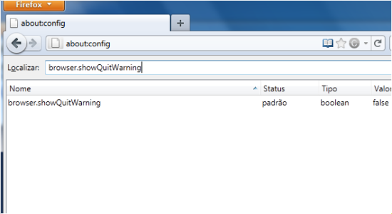 Como ativar o Salvar e Sair abas no Firefox 4