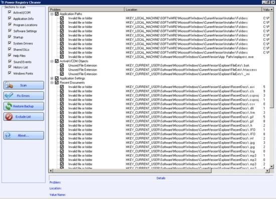 Power Registry Cleaner Power Registry Cleaner