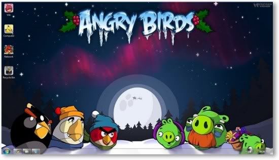 Tema Angry Birds para o Windows 7 Tema Angry Birds para o Windows 7