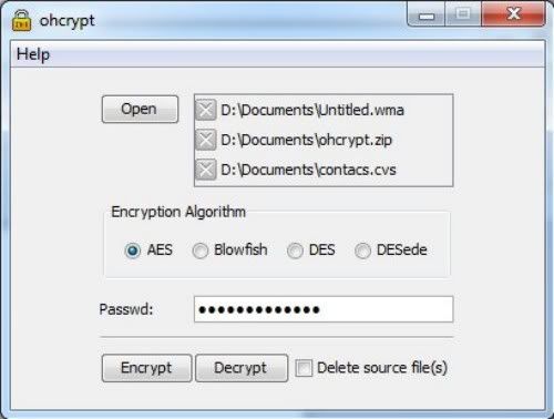 OhCrypt Encryption Tool OhCrypt Encryption Tool