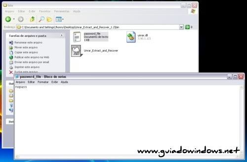 Unrar Extract and Recover é um programinha que possui como funções ...