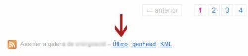 Feed de um usuário do Flickr Photos Desktop Downloader