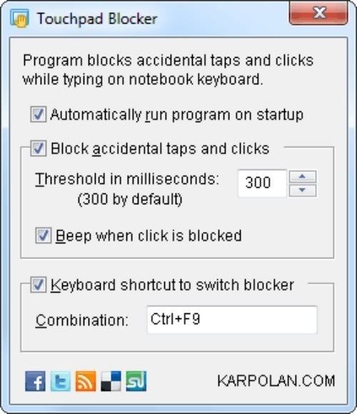Touchpad Blocker Touchpad Blocker