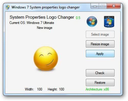 System Properties Logo Changer System Properties Logo Changer