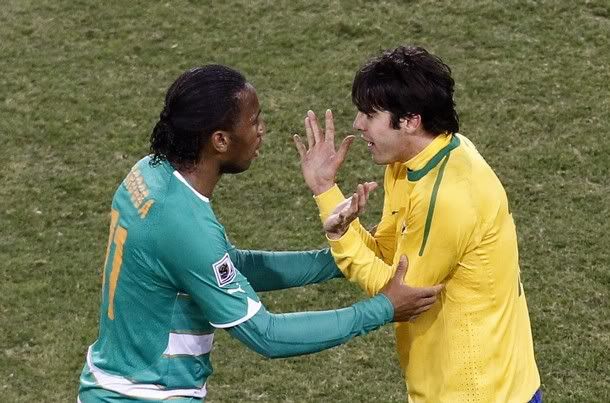 Ricardo Kaka FIFA World Cup 2010 in South Africa Brazil vs. Ivory Coast Pictures, Images and Photos