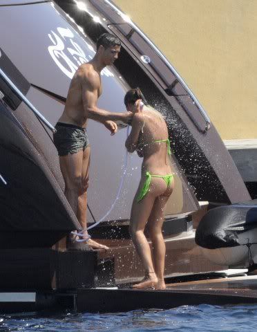 cristiano ronaldo jr pics. Cristiano Ronaldo and GF Irina