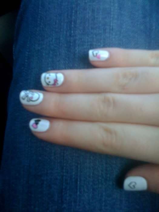 hello kitty nails. MirandasHelloKittyNails.jpg