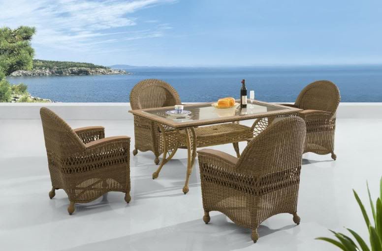 Outdoor Sectional Collection Table Furniture, Dining Table