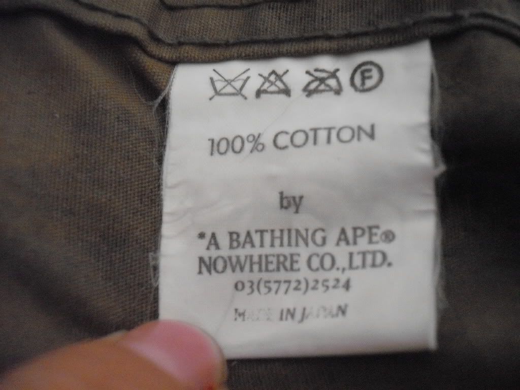 how to legit check bape shirt