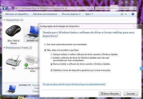 Como desativar a instalação automática de drivers no Windows 7 Como desativar a instalação automática de drivers no Windows 7