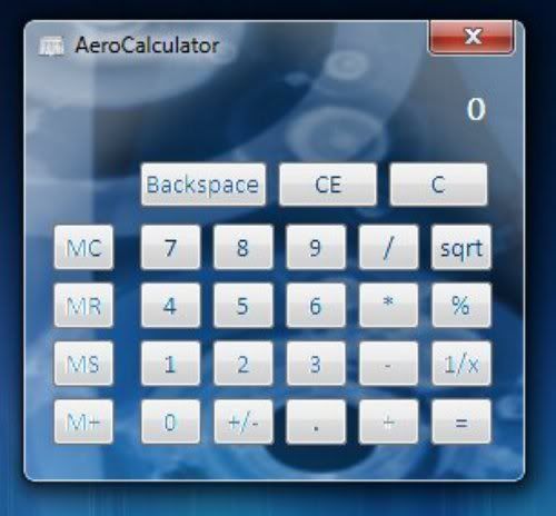 Calculadora transparente Calculadora transparente
