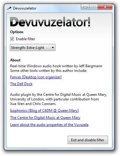 Devuvuzelator Devuvuzelator