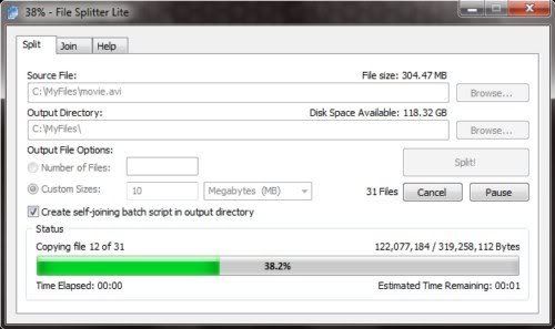 File Splitter File Splitter