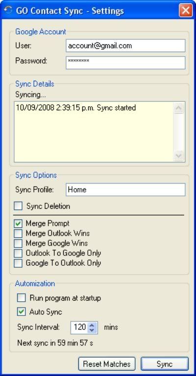 GO Contact Sync GO Contact Sync
