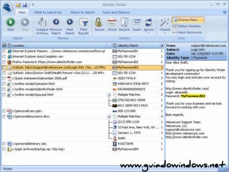 Identity Finder Home Edition Identity Finder Home Edition