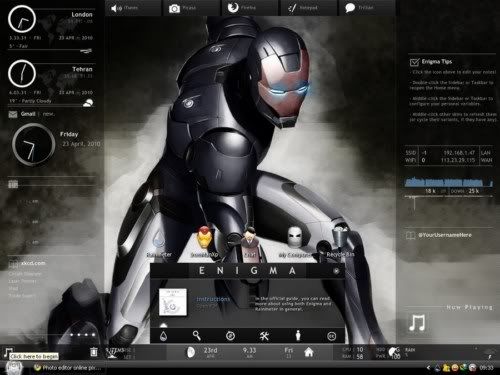 Tema do Iron Man para o Windows XP Tema do Iron Man para o Windows XP