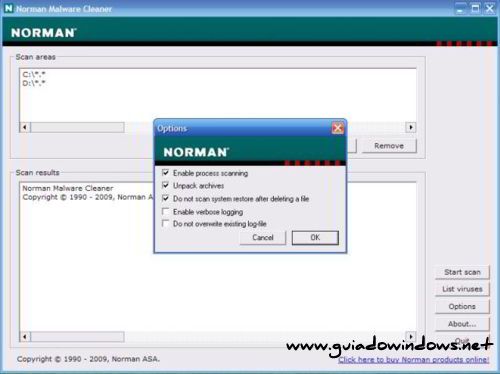Norman Malware Cleaner Norman Malware Cleaner