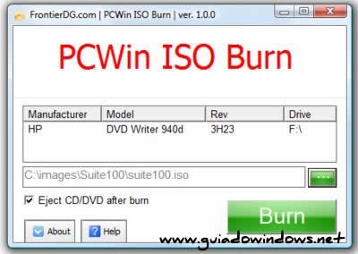 PCWin ISO Burn PCWin ISO Burn