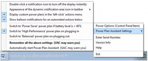 Power Plan Assistant for Windows 7 Power Plan Assistant for Windows 7