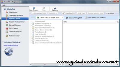 TweakNow RegCleaner Standard