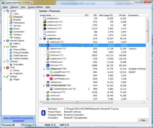 System Explorer System Explorer