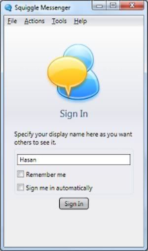 Squiggle LAN Messenger Squiggle LAN Messenger