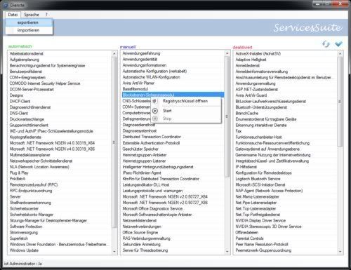 Services Suite Services Suite