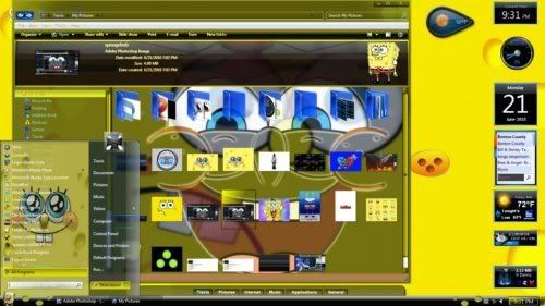 Tema do Bob Esponja para o Windows 7 Tema do Bob Esponja para o Windows 7