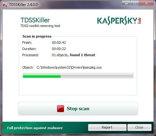 Kaspersky TDSSKiller Kaspersky TDSSKiller