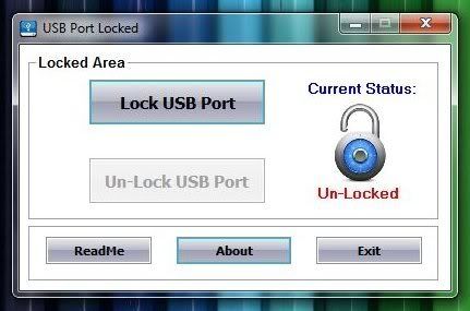 USB Port Locked USB Port Locked
