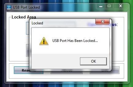 USB Port Locked USB Port Locked
