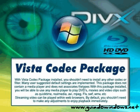 Vista Codec Package Vista Codec Package