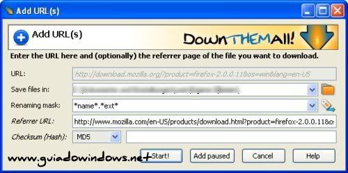 DownThemAll DownThemAll