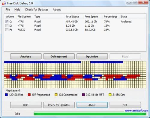 AML Free Disk Defrag AML Free Disk Defrag