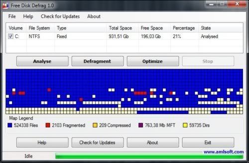 AML Free Disk Defrag AML Free Disk Defrag
