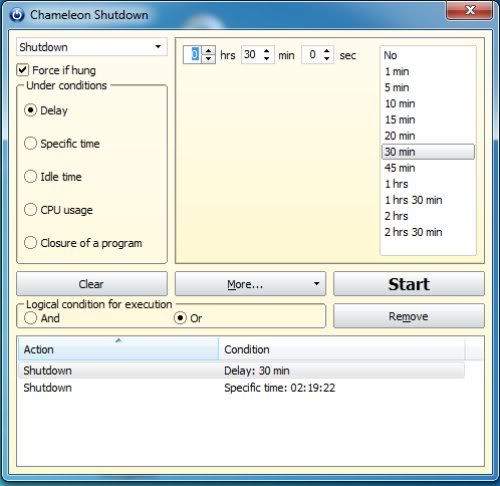 Chameleon Shutdown Chameleon Shutdown