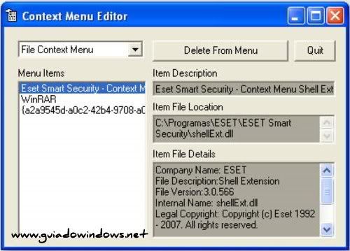 Context Menu Editor Context Menu Editor