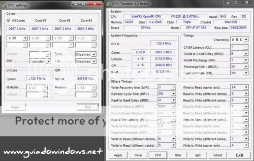 Программа для разгона процессора cpu tweaker