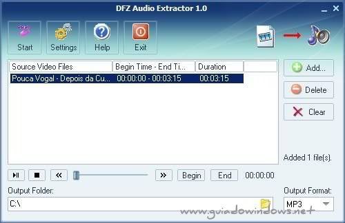 DFZ Audio Extractor DFZ Audio Extractor