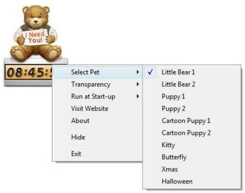 Desktop Pet Clock Desktop Pet Clock